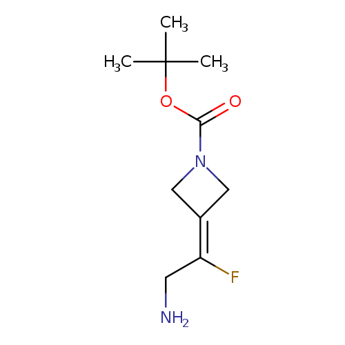 tert-butyl 3-(2-amino-1-fluoroethylidene)azetidine-1-carboxylate
