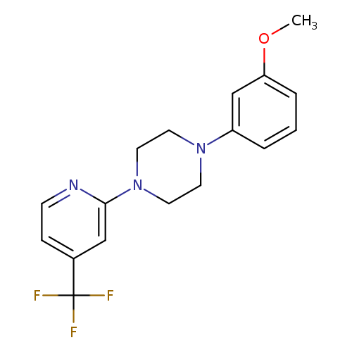 1-(3-methoxyphenyl)-4-[4-(trifluoromethyl)pyridin-2-yl]piperazine