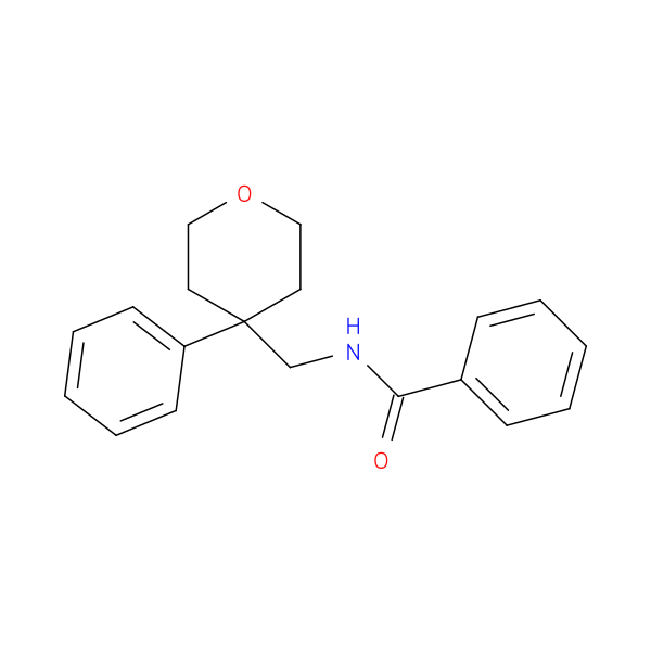 N-[(4-phenyloxan-4-yl)methyl]benzamide