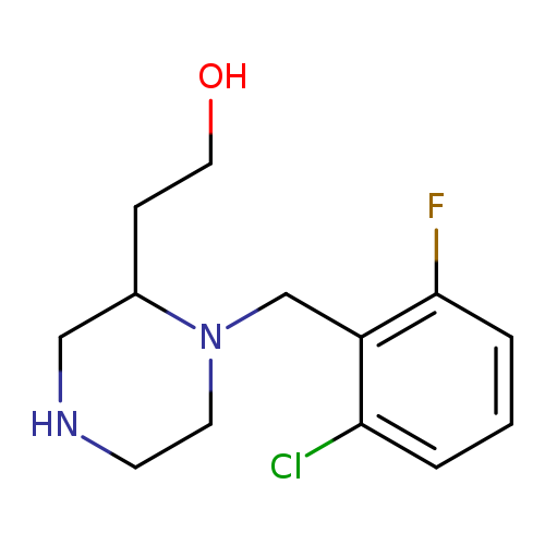 2-[1-(2-chloro-6-fluorobenzyl)-2-piperazinyl]ethanol