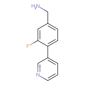 [3-fluoro-4-(pyridin-3-yl)phenyl]methanamine