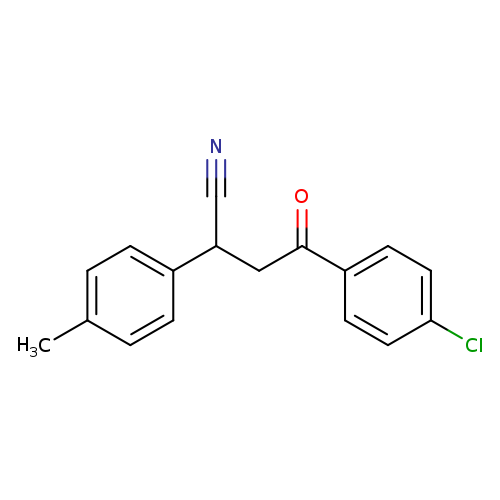 4-(4-chlorophenyl)-2-(4-methylphenyl)-4-oxobutanenitrile