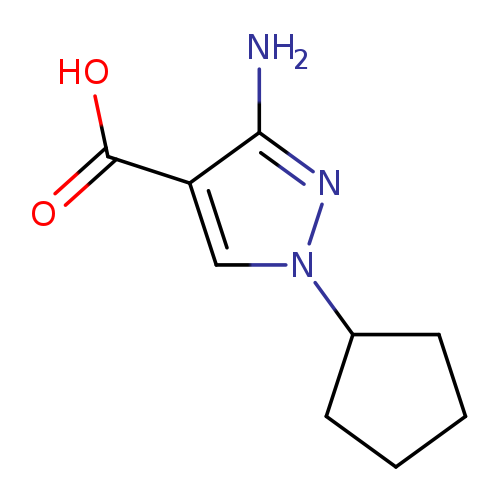 3-Amino-1-cyclopentyl-1H-pyrazole-4-carboxylic acid