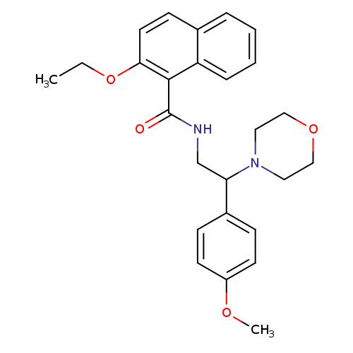2-ethoxy-N-[2-(4-methoxyphenyl)-2-(morpholin-4-yl)ethyl]naphthalene-1-carboxamide