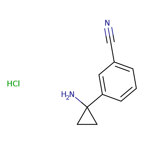 3-(1-aminocyclopropyl)benzonitrile hydrochloride