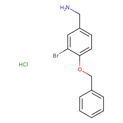 Benzenemethanamine, 3-bromo-4-(phenylmethoxy)-, hydrochloride