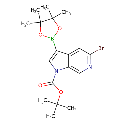 Tert-Butyl 5-Bromo-3-(4,4,5,5-Tetramethyl-1,3,2-Dioxaborolan-2-Yl)-1H-Pyrrolo[2,3-C]Pyridine-1-Carboxylate