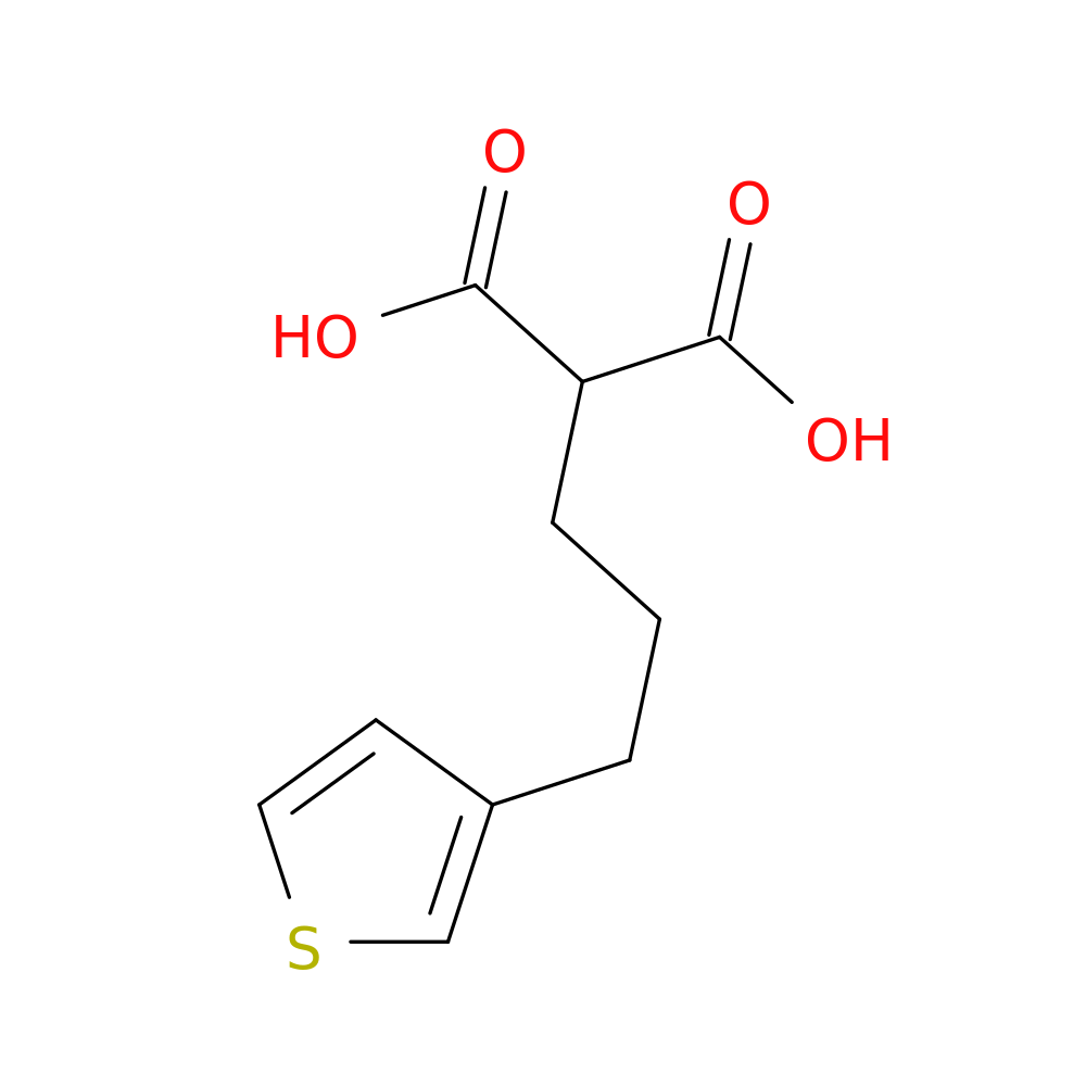 2-[3-(3-THIENYL)PROPYL]PROPANEDIOIC ACID