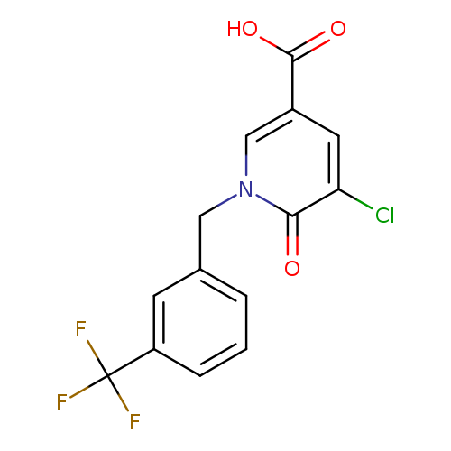 5-Chloro-6-oxo-1-[3-(trifluoromethyl)benzyl]-1,6-dihydro-3-pyridinecarboxylic acid