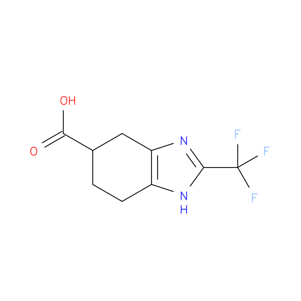 2-(trifluoromethyl)-4,5,6,7-tetrahydro-1H-1,3-benzodiazole-5-carboxylic acid