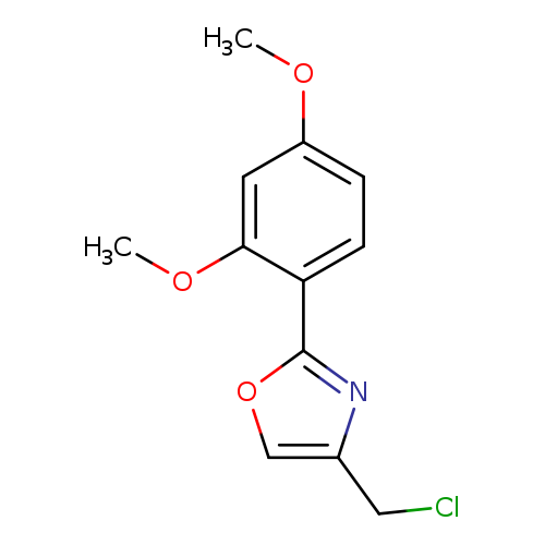 4-(chloromethyl)-2-(2,4-dimethoxyphenyl)-1,3-oxazole