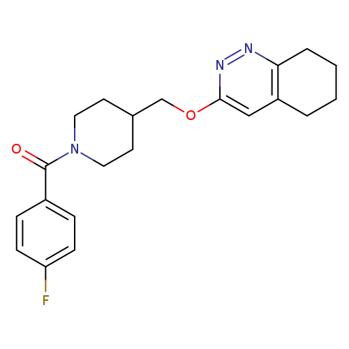 3-{[1-(4-fluorobenzoyl)piperidin-4-yl]methoxy}-5,6,7,8-tetrahydrocinnoline