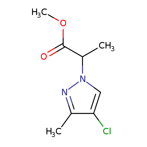 Methyl 2-(4-chloro-3-methyl-1h-pyrazol-1-yl)propanoate