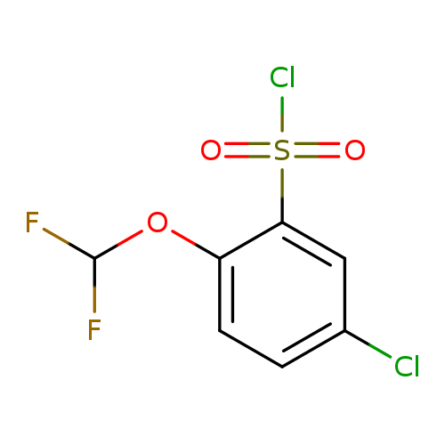 5-Chloro-2-(difluoromethoxy)benzene-1-sulfonyl chloride