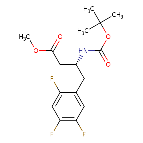 methyl 3-[(2-methylpropan-2-yl)oxycarbonylamino]-4-(2,4,5-trifluorophenyl)butanoate
