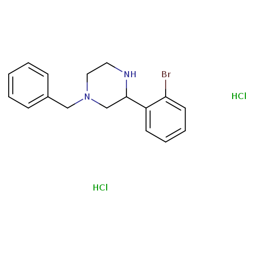 1-Benzyl-3-(2-bromophenyl)piperazine dihydrochloride