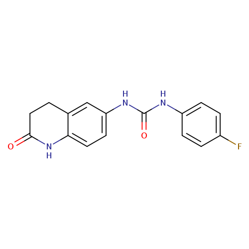 1-(4-fluorophenyl)-3-(2-oxo-1,2,3,4-tetrahydroquinolin-6-yl)urea