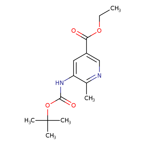 Ethyl 5-((tert-butoxycarbonyl)amino)-6-methylnicotinate