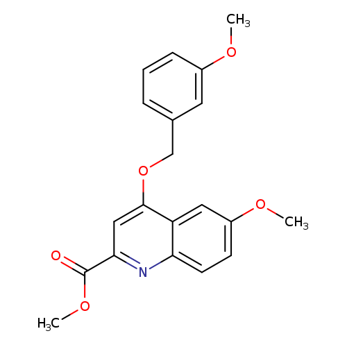 6-Methoxy-4-(3-methoxy-benzyloxy)-quinoline-2-carboxylic acid methyl ester