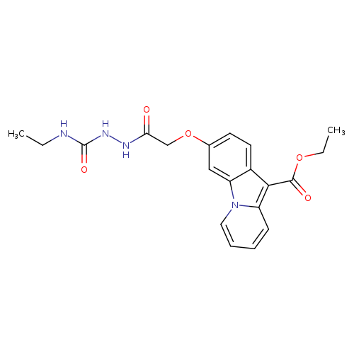 ethyl 3-({[(ethylcarbamoyl)amino]carbamoyl}methoxy)pyrido[1,2-a]indole-10-carboxylate