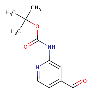 Carbamic acid, N-(4-formyl-2-pyridinyl)-, 1,1-dimethylethyl ester