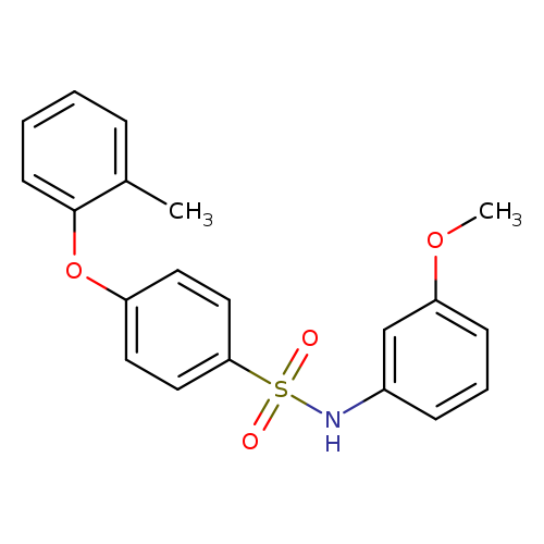 N-(3-methoxyphenyl)-4-(2-methylphenoxy)benzene-1-sulfonamide