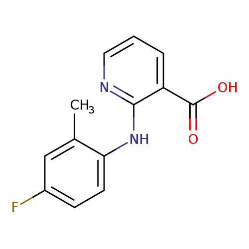 2-[(4-Fluoro-2-methylphenyl)amino]nicotinic acid
