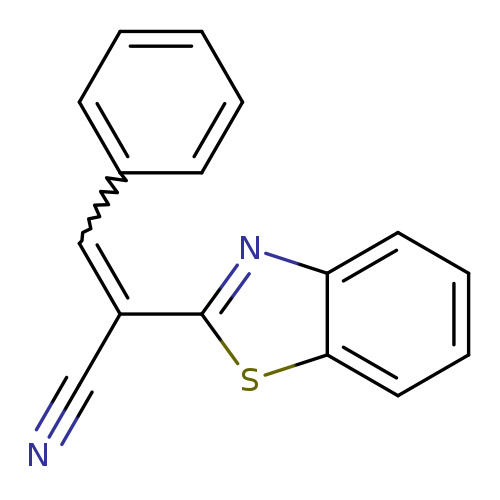 (2E)-2-(1,3-benzothiazol-2-yl)-3-phenylprop-2-enenitrile