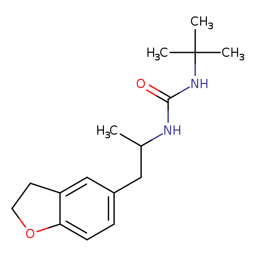 3-tert-butyl-1-[1-(2,3-dihydro-1-benzofuran-5-yl)propan-2-yl]urea
