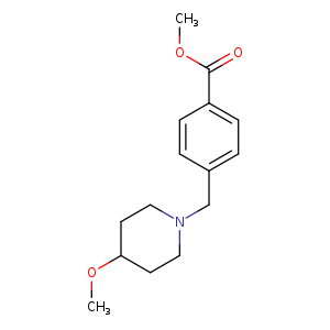 methyl 4-[(4-methoxypiperidin-1-yl)methyl]benzoate