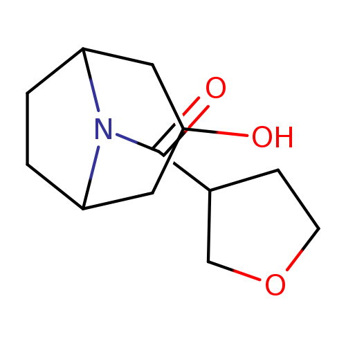 8-(oxolane-3-carbonyl)-8-azabicyclo[3.2.1]octan-3-ol