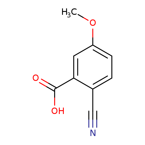 Benzoic acid, 2-cyano-5-methoxy-