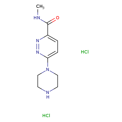 N-methyl-6-(piperazin-1-yl)pyridazine-3-carboxamide dihydrochloride