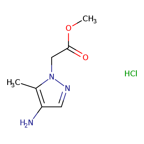 methyl 2-(4-amino-5-methyl-1H-pyrazol-1-yl)acetate hydrochloride