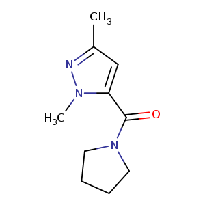 Pyrrolidine, 1-[(1,3-dimethyl-1H-pyrazol-5-yl)carbonyl]-