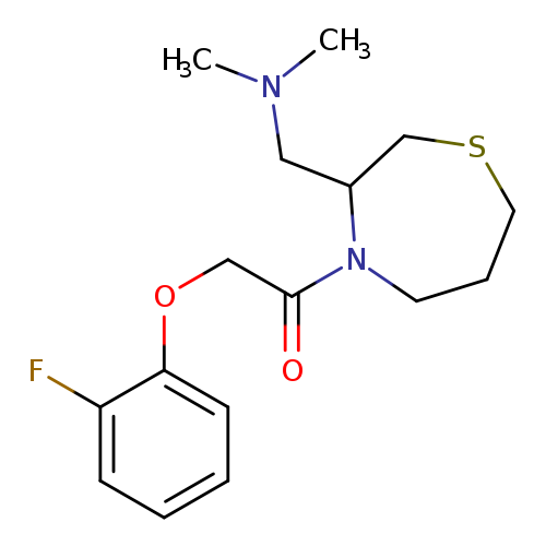 1-{3-[(dimethylamino)methyl]-1,4-thiazepan-4-yl}-2-(2-fluorophenoxy)ethan-1-one