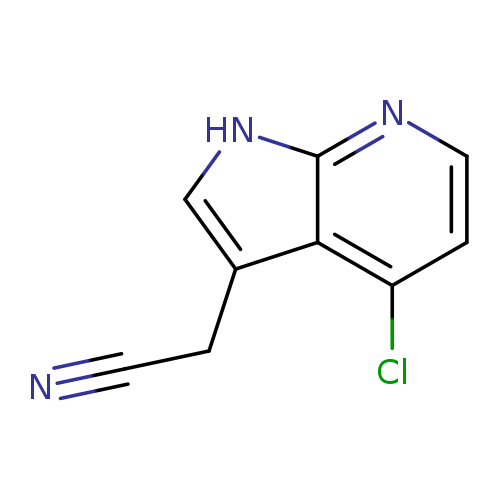 2-{4-chloro-1H-pyrrolo[2,3-b]pyridin-3-yl}acetonitrile