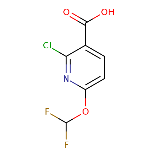 2-Chloro-6-(difluoromethoxy)nicotinic acid