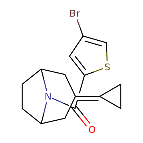 8-(4-bromothiophene-2-carbonyl)-3-cyclopropylidene-8-azabicyclo[3.2.1]octane