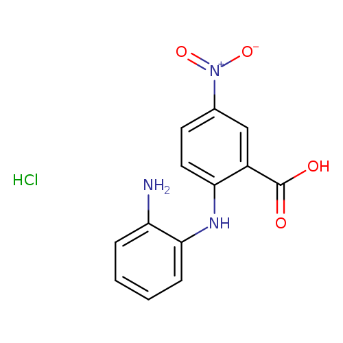 2-[(2-aminophenyl)amino]-5-nitrobenzoic acid hydrochloride