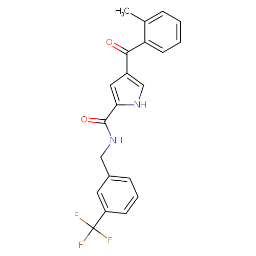 4-(2-methylbenzoyl)-N-{[3-(trifluoromethyl)phenyl]methyl}-1H-pyrrole-2-carboxamide