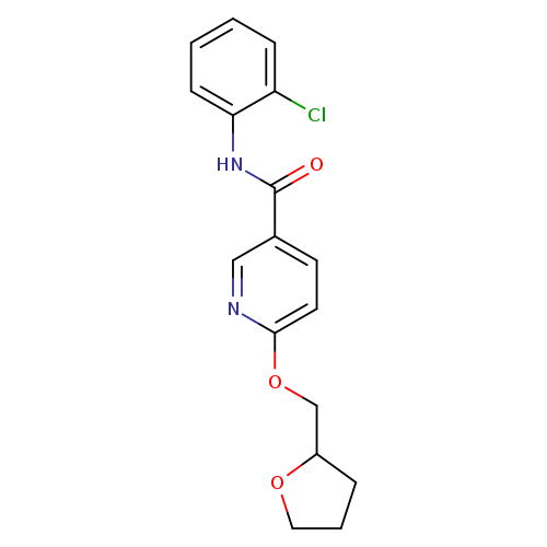 N-(2-chlorophenyl)-6-[(oxolan-2-yl)methoxy]pyridine-3-carboxamide