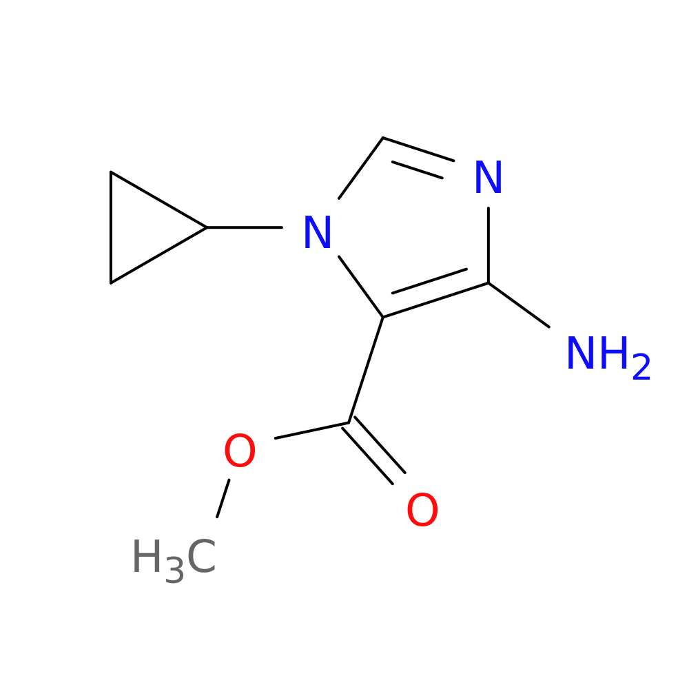 methyl 4-amino-1-cyclopropyl-1H-imidazole-5-carboxylate