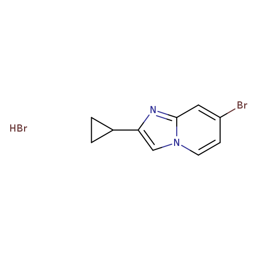 7-bromo-2-cyclopropylimidazo[1,2-a]pyridine hydrobromide