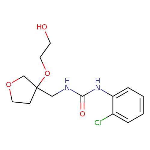 1-(2-chlorophenyl)-3-{[3-(2-hydroxyethoxy)oxolan-3-yl]methyl}urea