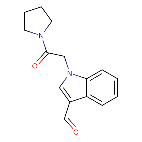 1-(2-Oxo-2-(pyrrolidin-1-yl)ethyl)-1H-indole-3-carbaldehyde