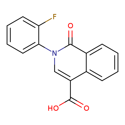 2-(2-Fluorophenyl)-1-oxo-1,2-dihydroisoquinoline-4-carboxylic acid