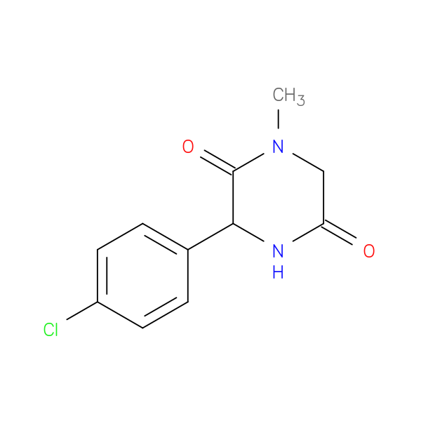 3-(4-Chlorophenyl)-1-methylpiperazine-2,5-dione
