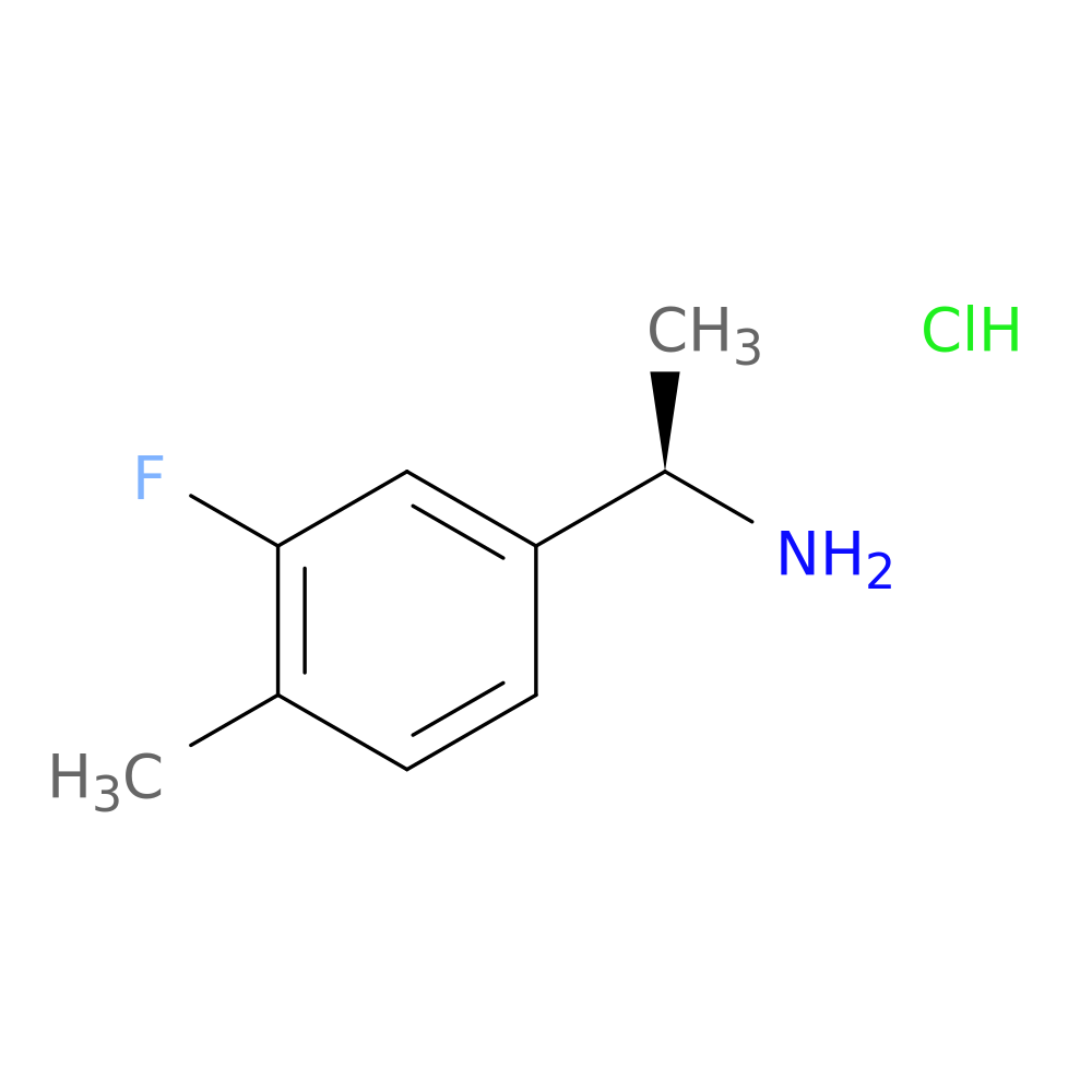 (1R)-1-(3-Fluoro-4-methylphenyl)ethan-1-amine hydrochloride