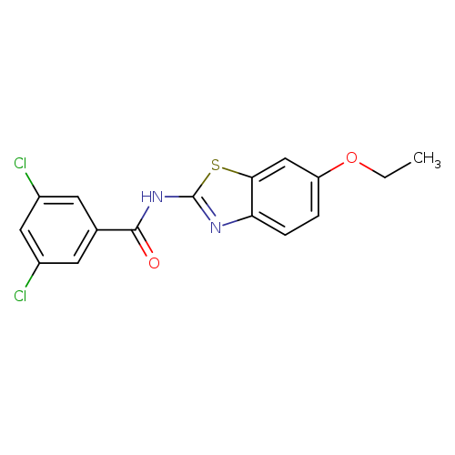 3,5-dichloro-N-(6-ethoxy-1,3-benzothiazol-2-yl)benzamide